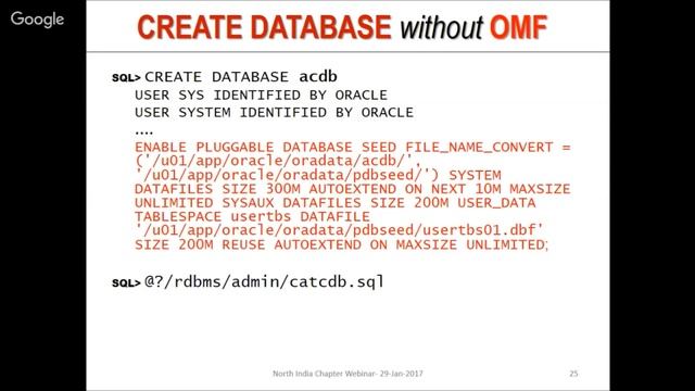 North India Chapter Webinar Jan 2017 - Oracle 12c Multitenant Introduction by Aman SharmaOracle ACE смотреть онлайн