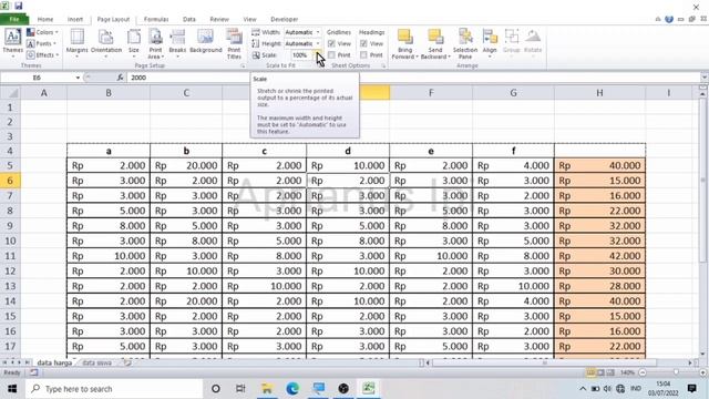 Trik mudah print excel agar tidak kecil смотреть онлайн
