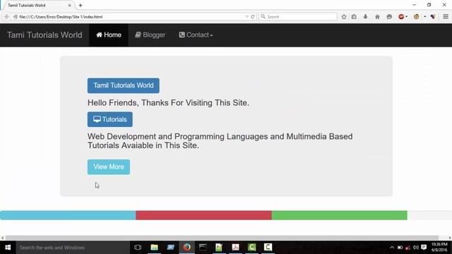 Advance Bootstrap Tutorial in Tamil-Stacked Progress Bar in_HD смотреть онлайн