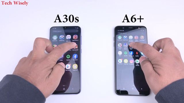 SAMSUNG A30s vs A6+ | Speed Test & Size Comparison смотреть онлайн