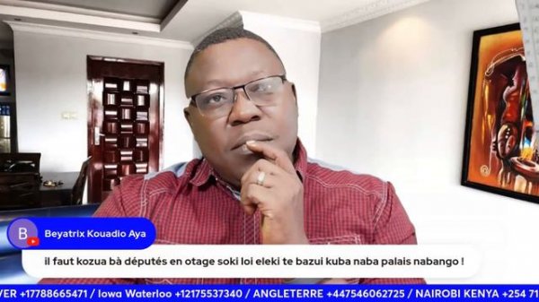 MASOLO'A KATI: EXPRIMEZ-VOUS SUR TOUS LES SUJETS QUI VOUS MARQUÉS