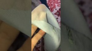 Чиним тюль с горизонтальным надрывом