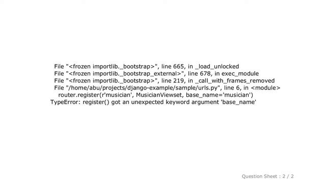 Django : Django REST Framework (DRF): TypeError: register() got an unexpected keyword argument 'bas смотреть онлайн