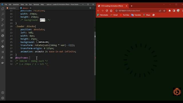 CSS3 Animation Effects using CSS Var() and Calc() function смотреть онлайн
