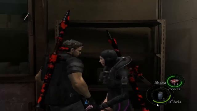 Resident Evil 5 - Nightmare Chapter 6-1 walkthrough смотреть онлайн