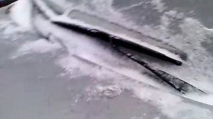 Обогрев зоны дворников в действии