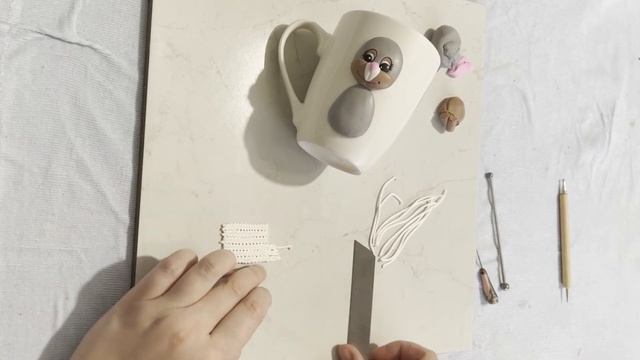 Заяц из полимерной глины/ Hare made of polymer clay смотреть онлайн