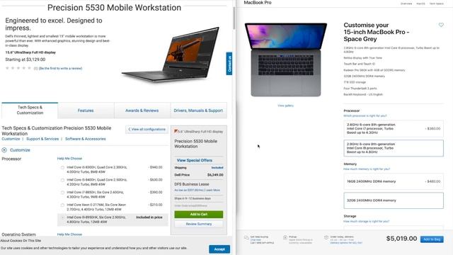 New MacBook Pro vs Dell Precision смотреть онлайн