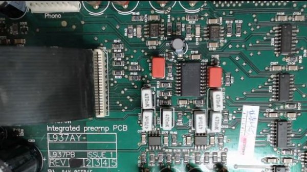 Electronic repair to Arcam A90 amplifier - no audio