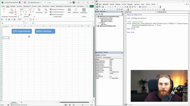 CSV Datei auswählen und einlesen | Excel VBA смотреть онлайн