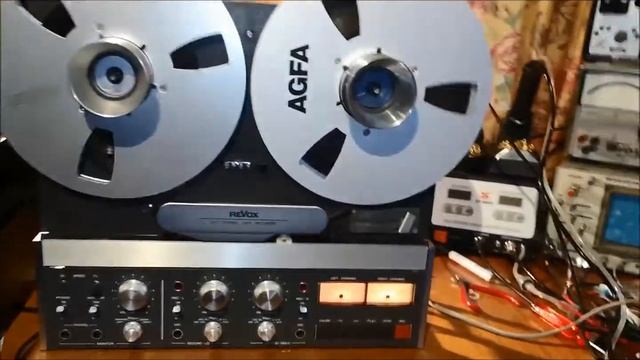 Revox B77-MK1 / 2 tracks test after service in my shed. смотреть онлайн