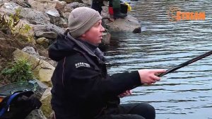 Удачная рыбалка в ноябре на маховую удочку.