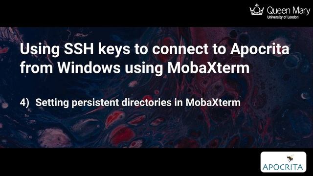 Using SSH keys to connect to Apocrita (for Windows users) - HPC101.4 смотреть онлайн