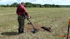 Металлоискатель Makro Deephunter - тест глубины
