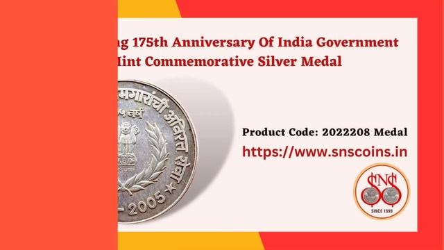 Celebrating 175th Anniversary Of India Government Mint Commemorative Silver Medal смотреть онлайн