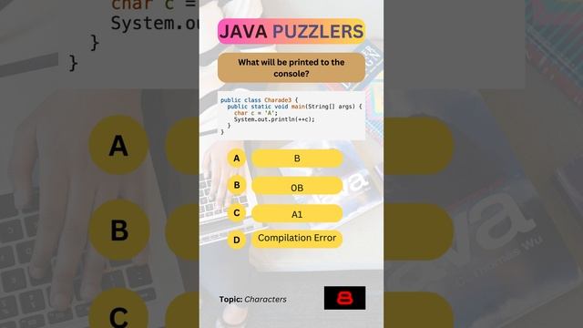 ? Java puzzler - can you guess the outcome? ? #java #algorithmdesign #character #coding смотреть онлайн