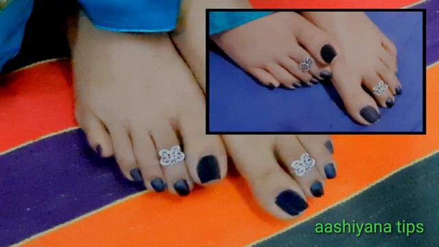 toe ring design🌹 || silver toering || online bichiya review || bichiya ,toering#39 @Aashiyanatips смотреть онлайн