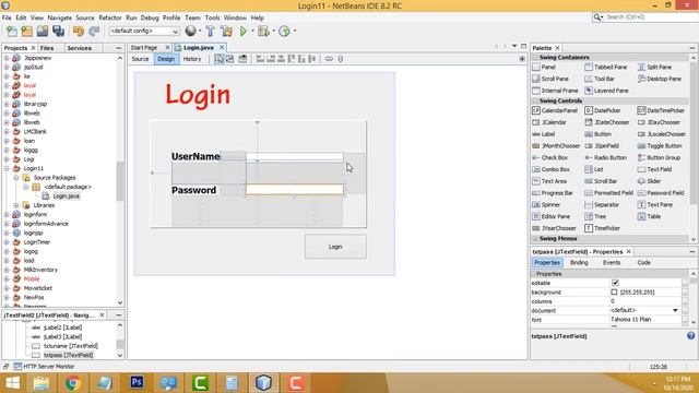 How to make the Login Form using Java in Tamil смотреть онлайн