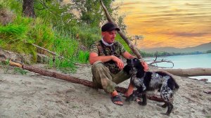 Рыбалка с ночёвкой !Я искал счастье ,а оно нашло меня! Ловля на спиннинг и закидушки!