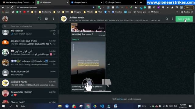 How to Save WhatsApp Group Contacts to Excel || Download WhatsApp Group Phone Numbers in 2021 смотреть онлайн