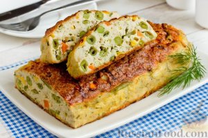 Вкуснее простых котлет.
МЯСНОЙ ХЛЕБ С ОВОЩАМИ