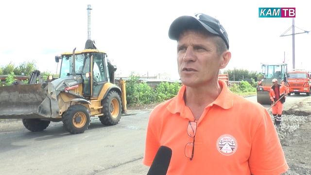 Ремонт дорожного полотна на улице Ворошилова смотреть онлайн