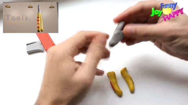 Развивающие видео -Пассатижи ( лепка инструменты из пластилина) смотреть онлайн