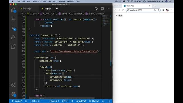 Modern React Tutorials - React useEffect hook deep dive смотреть онлайн