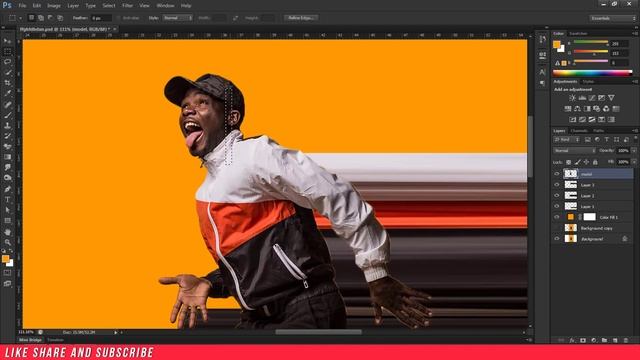 Pixel Stretch Effect - how to make a stretch pixel stretch effect in Photoshop 2019 смотреть онлайн