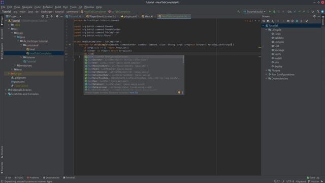 Spigot-Plugin in Kotlin #11: TabCompleter смотреть онлайн