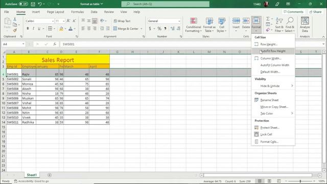 How to Change Row Height and Column Width in Excel in Hindi | MS Excel for beginner's смотреть онлайн