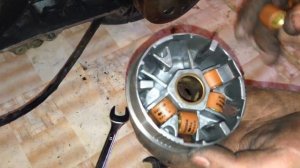 Замена роликов/грузиков вариатора на honda dio 34