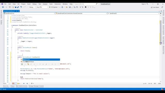 How to Send Email With Attachments in ASP.NET Core смотреть онлайн