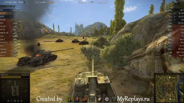 WOT: Monastery - Object 261 - 6 frags - смотреть онлайн