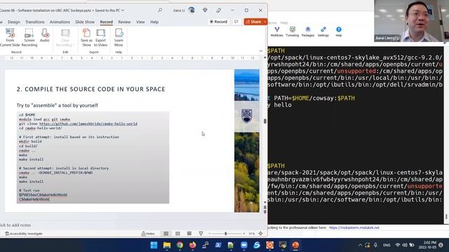 Software Installation on UBC ARC Sockeye смотреть онлайн