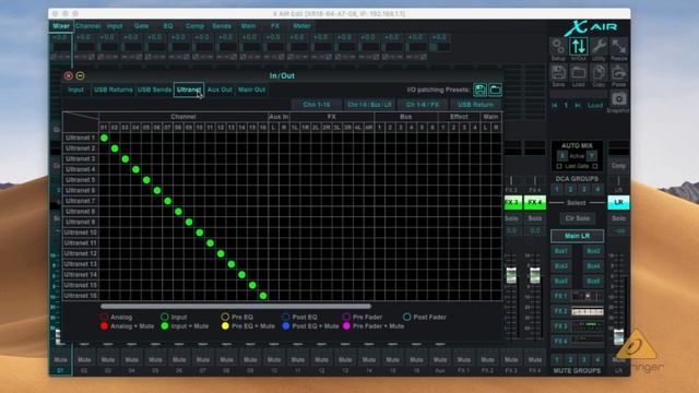Ultranet Setup On An X32 And XR18