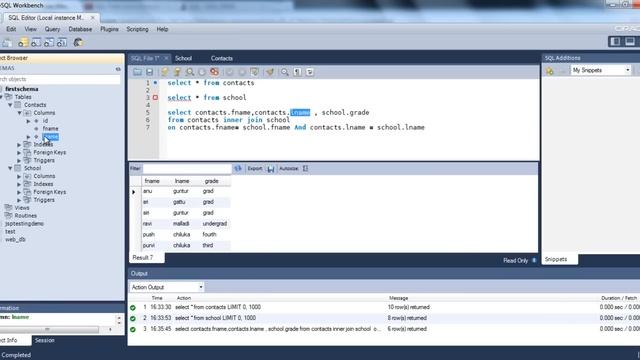 Inner Join, Left Join, Right Join - MYSQL смотреть онлайн