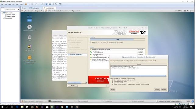 Instalación de Oracle 12C 2nd Realease en Centos 7 - VMWare WorkStation Parte 3 de 3 смотреть онлайн