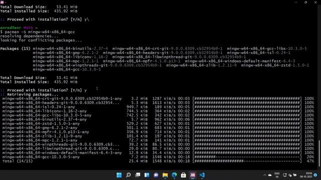 Setup windows 11 system for C/C++ development using MSYS2, mingw-w64 and VS Code смотреть онлайн