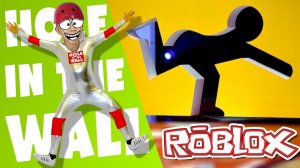 СМЕШНАЯ ИГРА в ROBLOX - СКВОЗЬ СТЕНУ | HOLE IN THE WALL