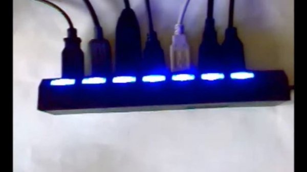 Обзор / Review USB Hub 7-ports USB 2.0 ports from GearBest.com