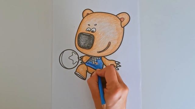 Мимимишки. Раскраска Кеши. смотреть онлайн