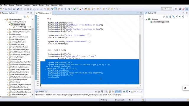 Do You Want To Continue in Java смотреть онлайн