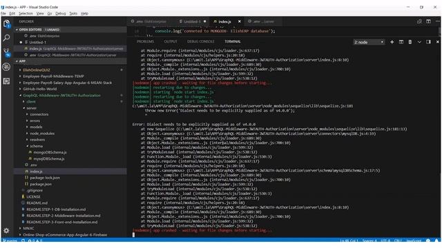 Angular 6 NodeJS MYSQL CRUD Operation with GraphQL JWT Auth token смотреть онлайн