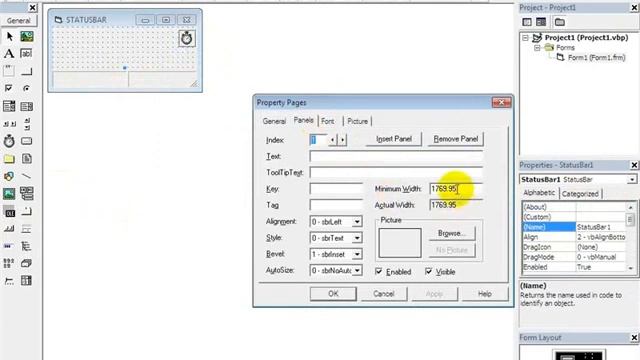 FLOTECH TUTORIAL: VB 6.0 StatusBar смотреть онлайн
