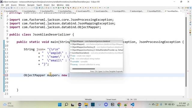 Rest Assured | 63 | Jackson Annotation | @JsonAlias | தமிழ் смотреть онлайн