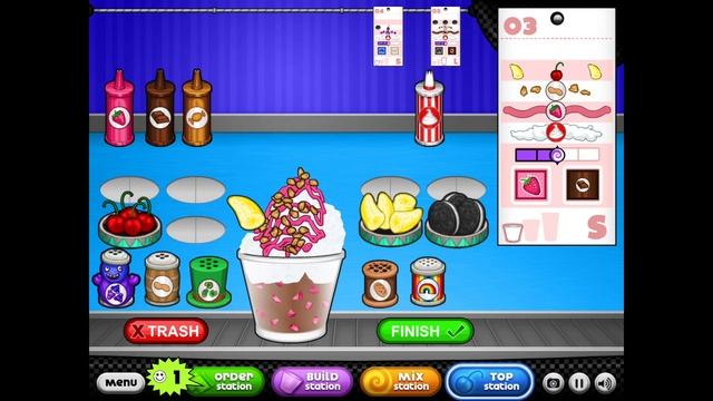 Papa's Freezeria HD - All Cup Sizes Unlocked смотреть онлайн
