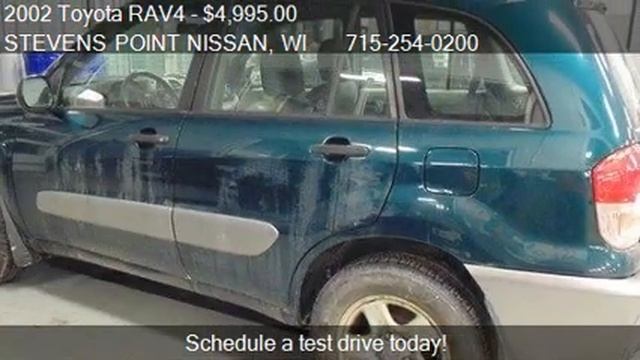 2002 Toyota RAV4 Base 4WD 4dr SUV For Sale In Stevens Point,