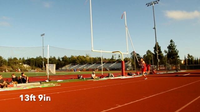 POLE VAULT PROGRESSION (9th grade-NCAA D1 Decathlete) ALL-TIME SCHOOL RECORD HOLDER!!! смотреть онлайн
