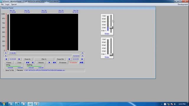 Historical Trend Wonderware Intouch